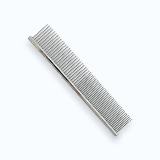Pupwell Everyday Comb – stainless steel dog grooming comb, product shot front view