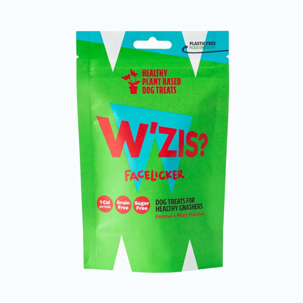 W’ZIS Facelicker plant-based dog treats