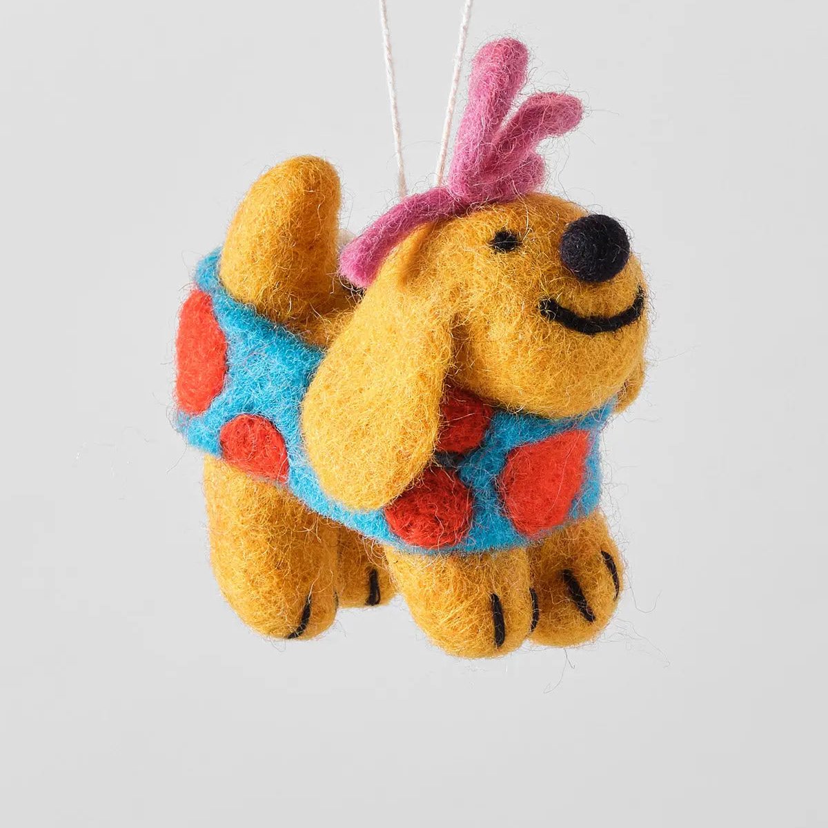 Fifi Hanging Felt Christmas Decoration - Fluffy Collective