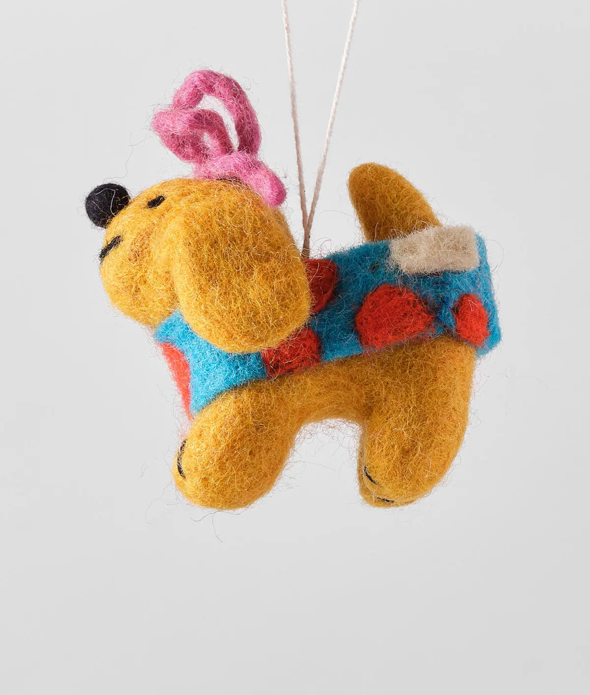 Fifi Hanging Felt Christmas Decoration - Fluffy Collective