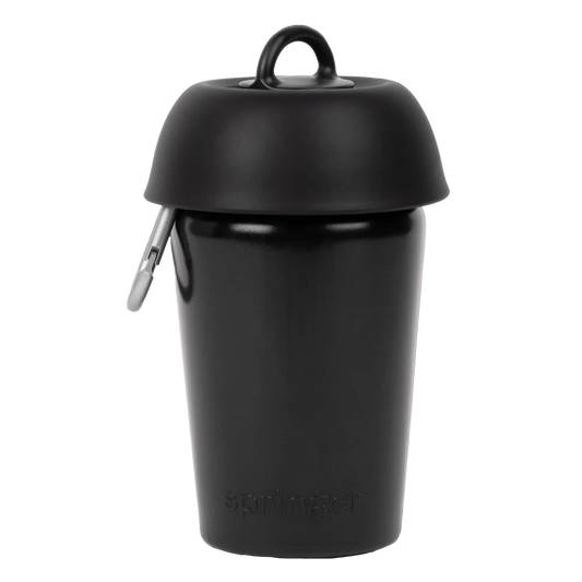 Flip Dog Travel Bottle Black - Fluffy Collective