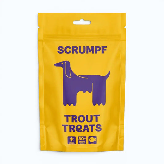 Scrumpf Freeze-dried Trout Dog Treats – Gently freeze-dried to preserve nutrients and flavor, these premium dog treats are packed with high-quality...