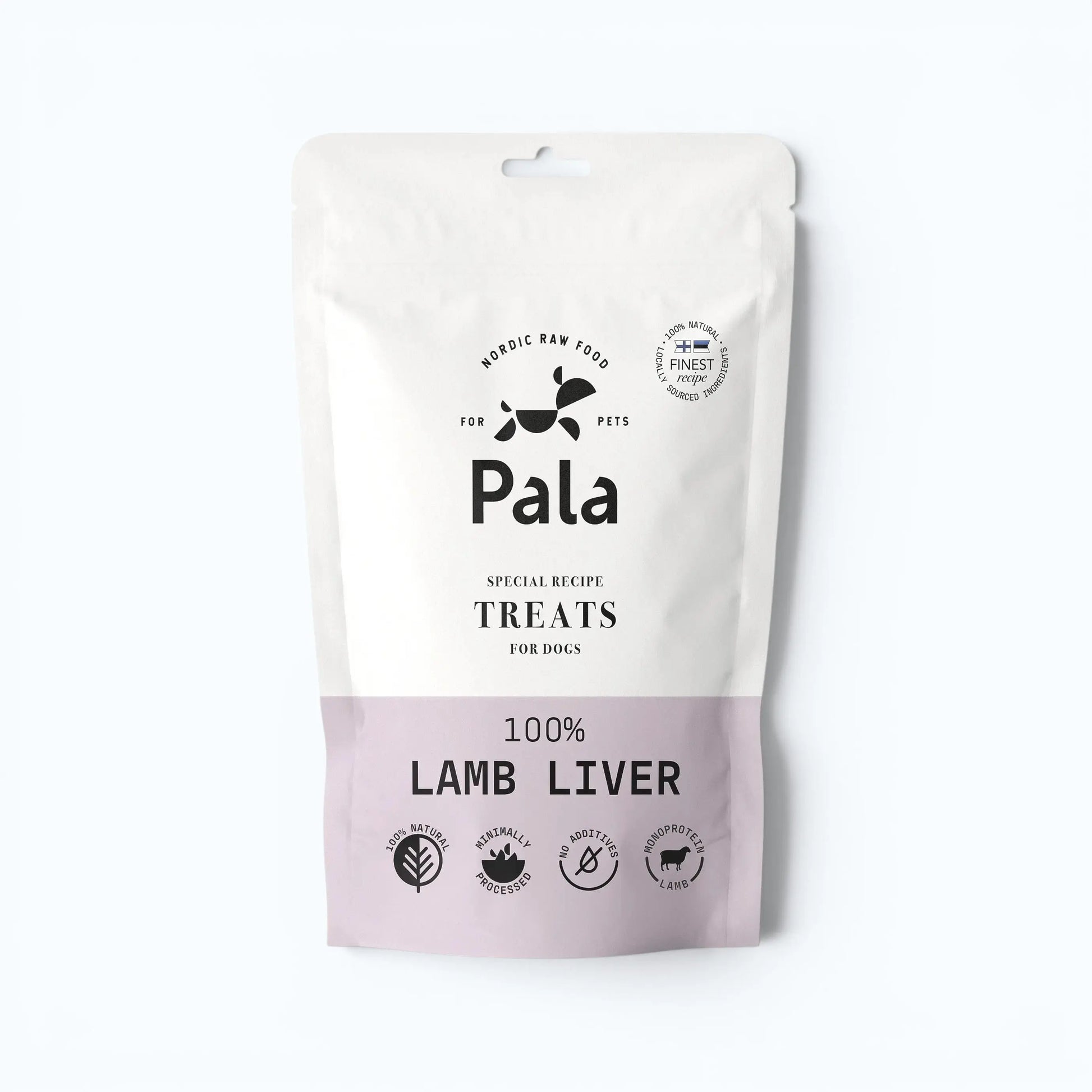 Pala Lamb Liver Treats – Air-dried single-ingredient treats from 100% lamb liver, rich in iron, zinc, selenium, vitamin B12, niacin, and folates