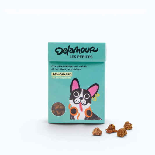 Les Péptides Duck Dog Treats - Delamour