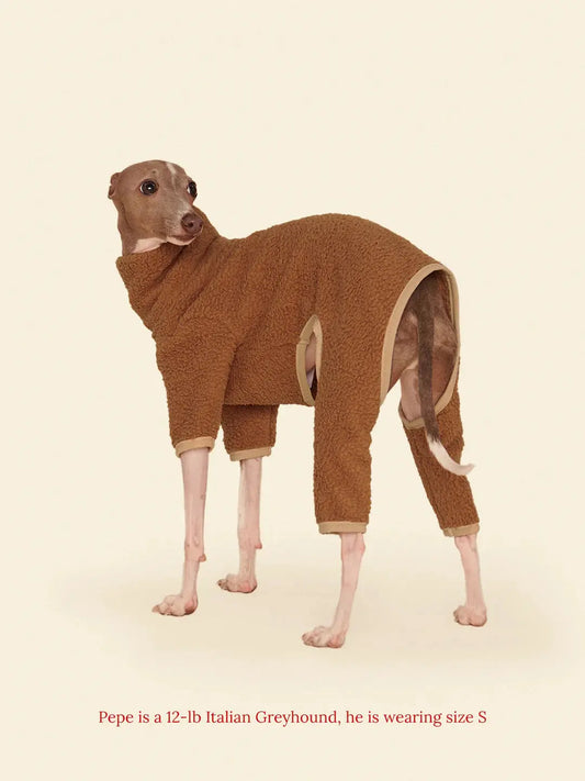 Magic Brownie Fleece Dog Onesie