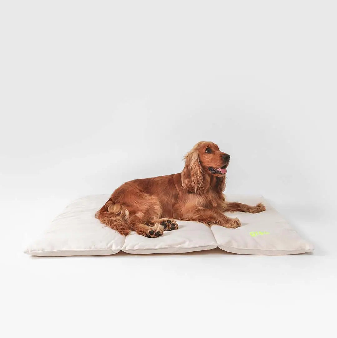 Nomad Dog Bed Beige - Fluffy Collective