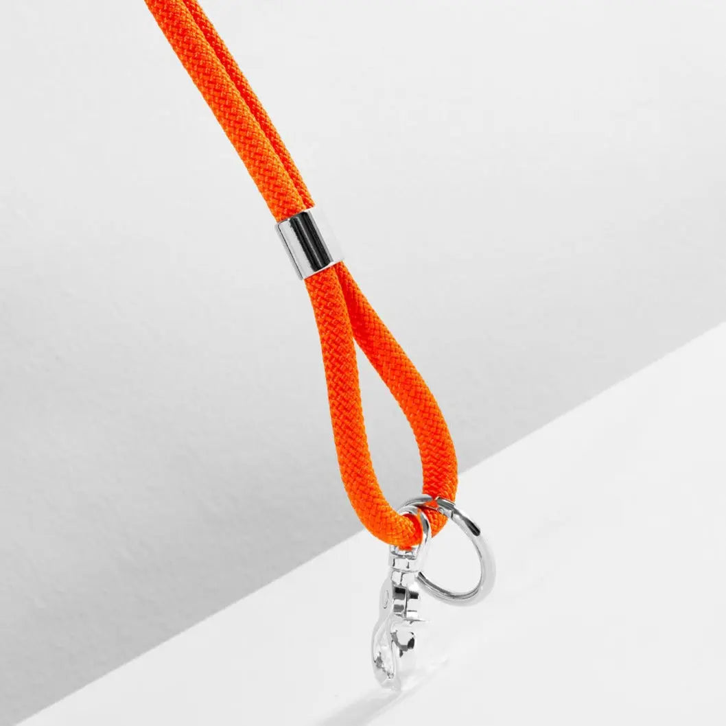 Orange Rope Leash - Fluffy Collective