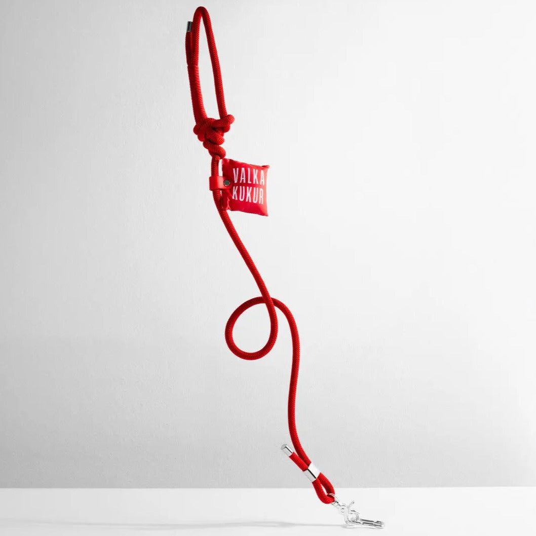 Party Red Rope Leash - Fluffy Collective