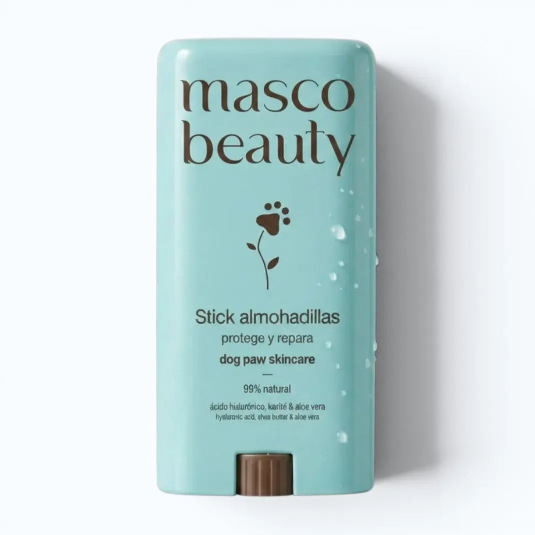 Masco Beauty Paw Pad Protector Stick – 50g stick in teal packaging with paw print label, product shot