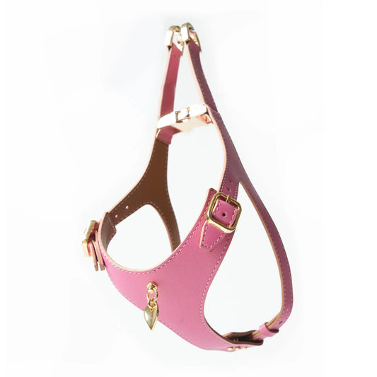 Plain Dog Harness Rosa Pink - Fluffy Collective