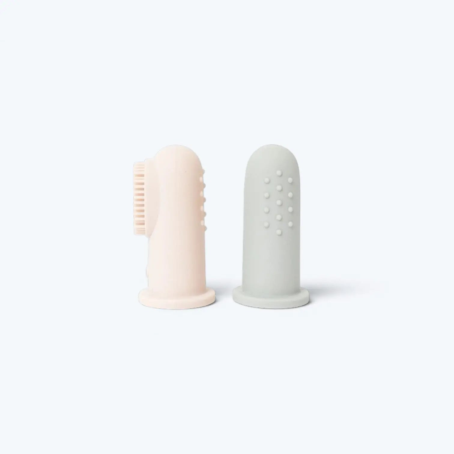 Pupwell Puppy Breath Toothbrush – dog toothbrush in Rose Dust and Slate Blue, product shot