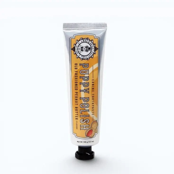 Wag & Bright Puppy Polish Toothpaste Peanut Butter – Toothpaste Peanut Butter: Fun Brushing for Your Pup Puppy Polish Dog Toothpaste - Peanut Butter...
