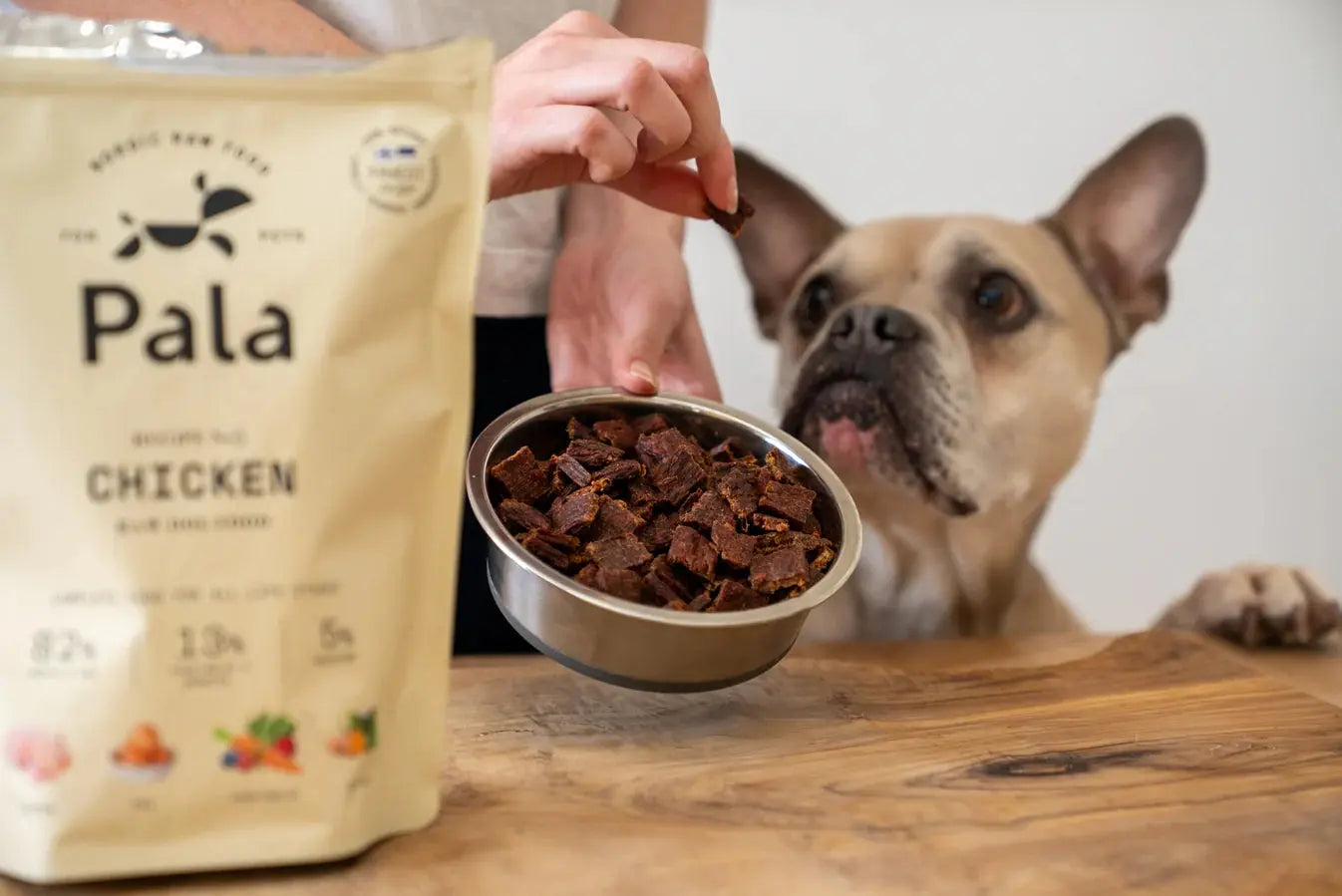 Pala Recipe #5 - Chicken – Omega-3 at 1.5%, omega-6 at 6.5%, ready to serve with no preparation, available in 100g and 400g