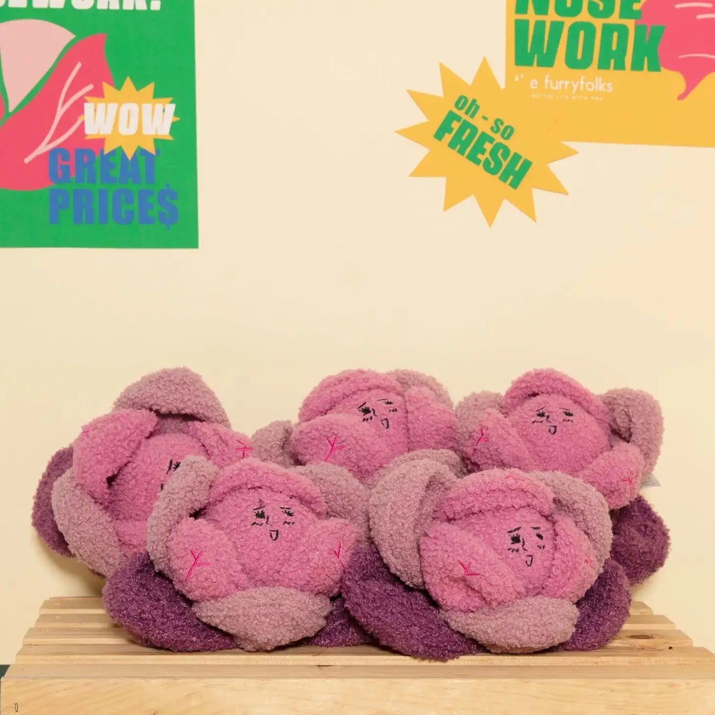 Red Cabbage Nosework Toy THE FURRYFOLKS