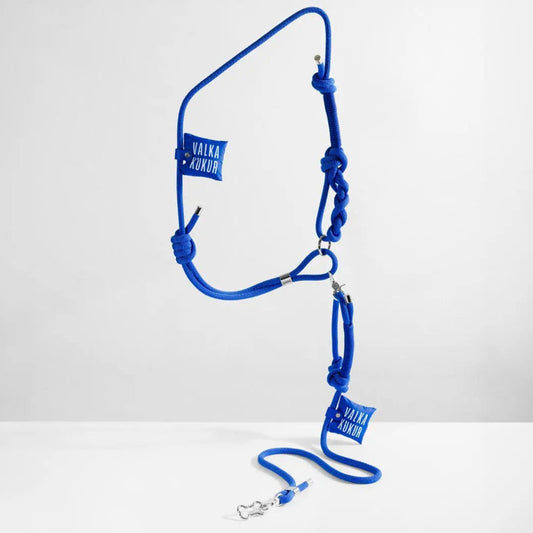 Royal Blue Rope Leash - Fluffy Collective