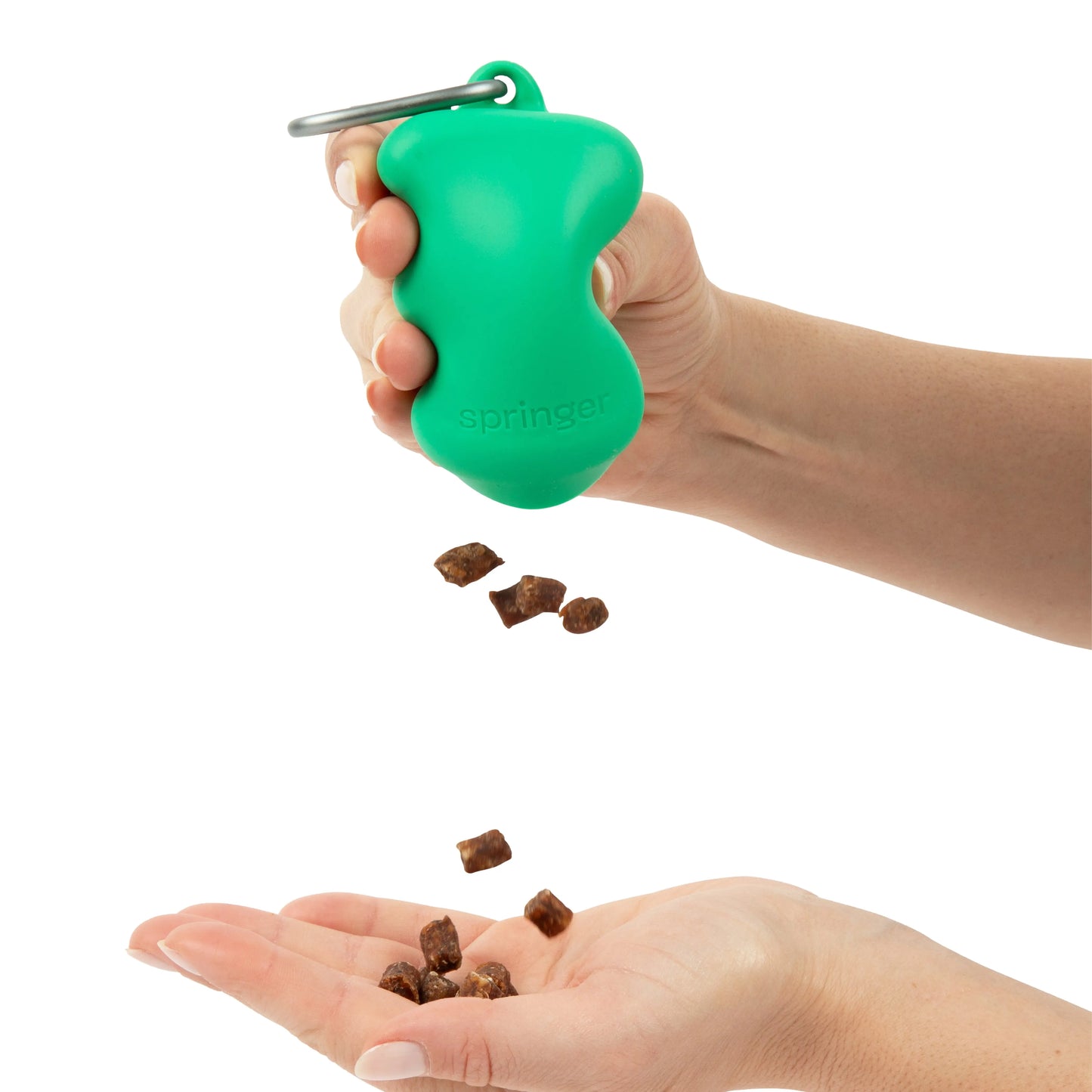 Silicone Dog Treat Dispenser Green - Fluffy Collective