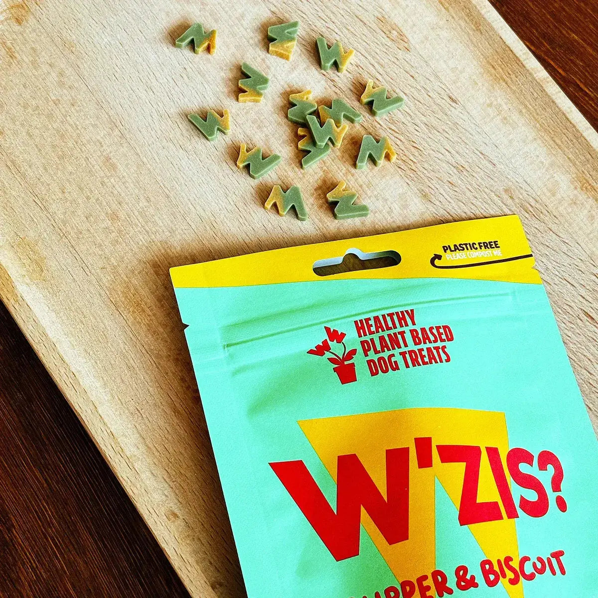 W’ZIS Slipper & Biscuit Plant-based Dog Treats