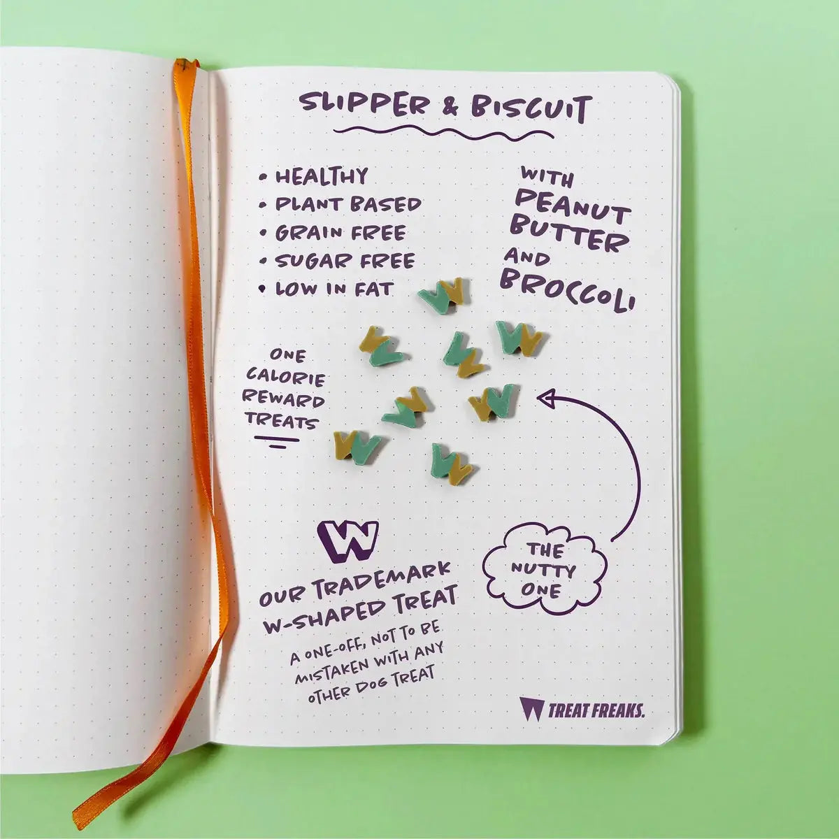W’ZIS Slipper & Biscuit Plant-based Dog Treats
