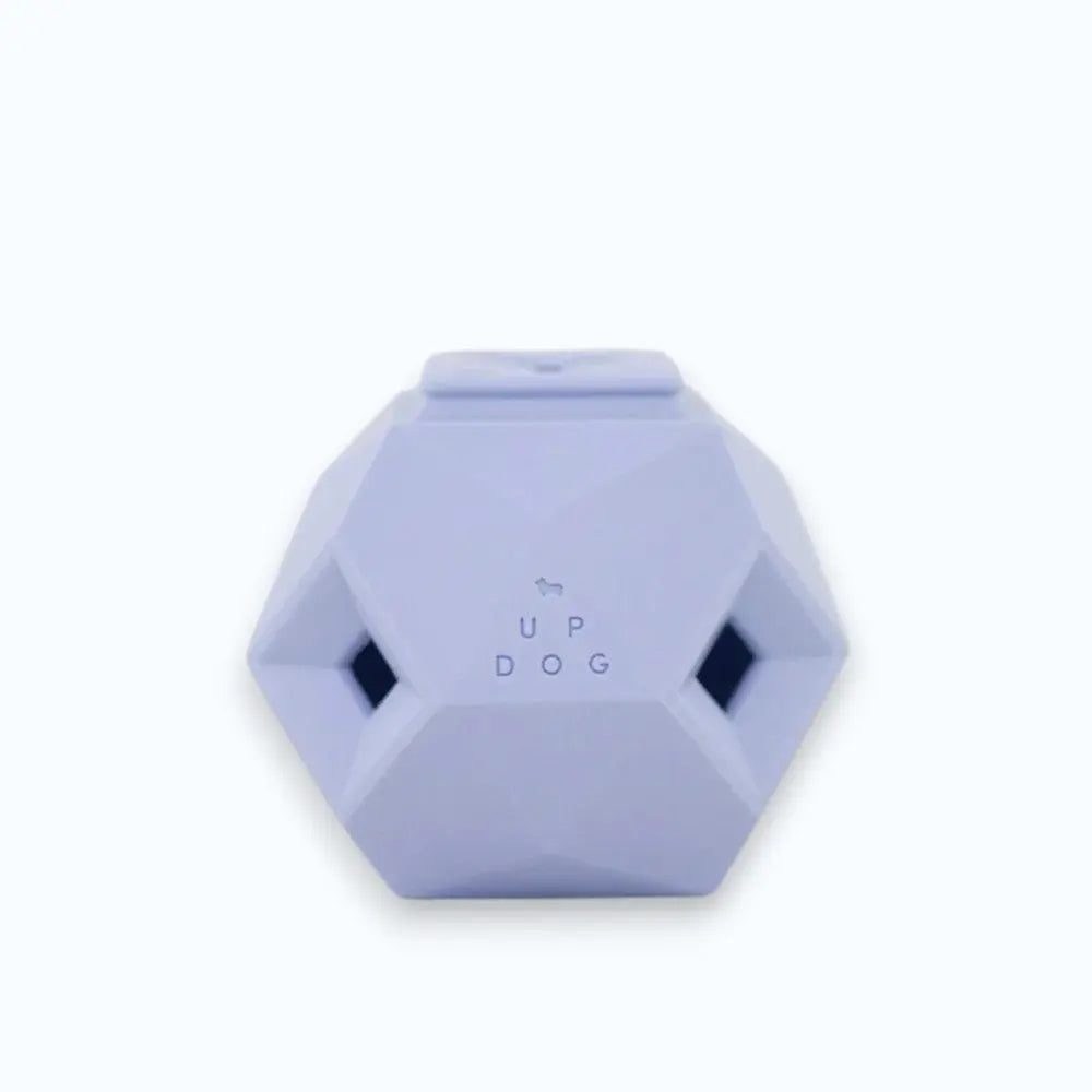 Up Dog Toys The Odin Toy Powder Blue – powder blue treat-dispensing dog puzzle toy, product shot