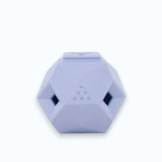 Up Dog Toys The Odin Toy Powder Blue – powder blue treat-dispensing dog puzzle toy, product shot