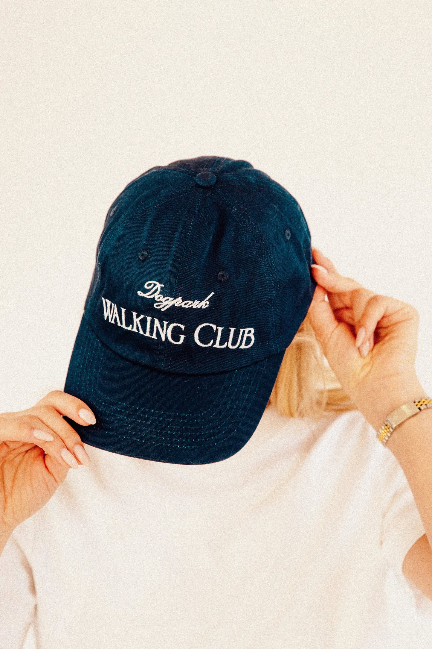 Walking Club Hat Navy - Fluffy Collective