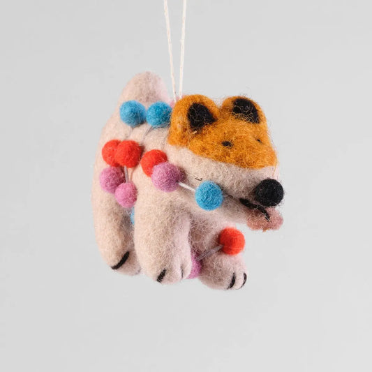 Willa Hanging Felt Christmas Decoration - Fluffy Collective