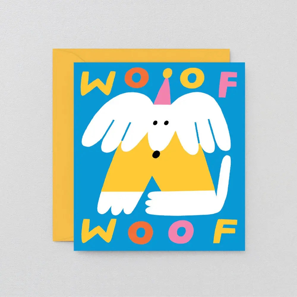 Woof Woof Dog Card WRAP